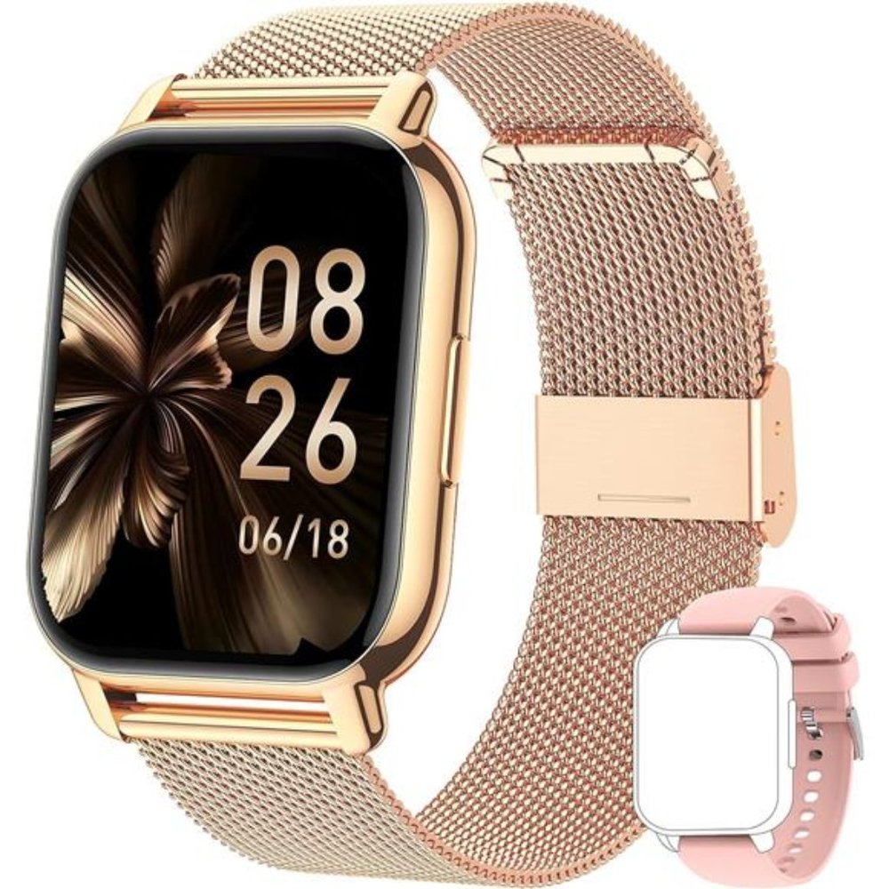 Smart Watch Call Receive/Dial, 1.85'' Smartwatch with AI Voice Control